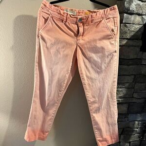 Anthropologie Pilcro and the letterpress hyphen ombré pink chino style pants